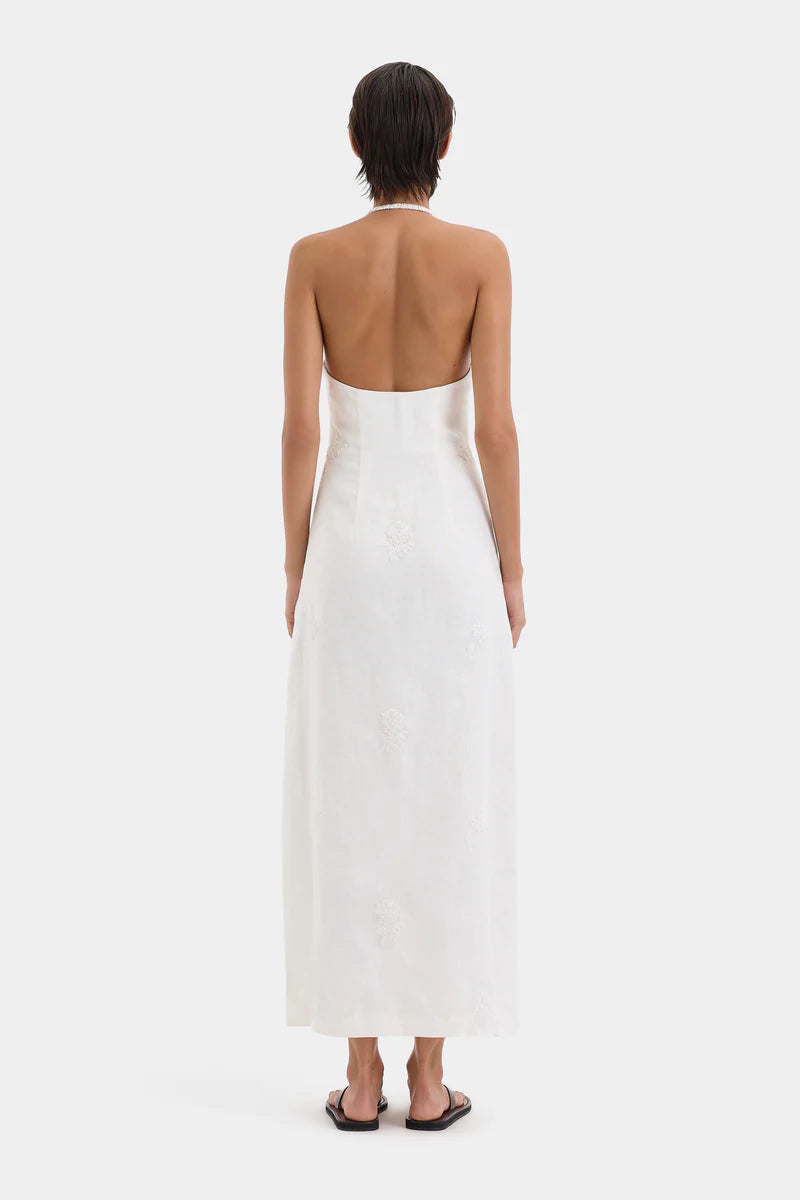 ALESSANDRA MIDI DRESS - IVORY