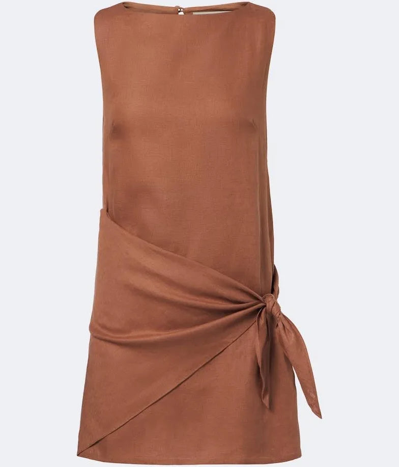 SOULINE MINI DRESS - CACAO