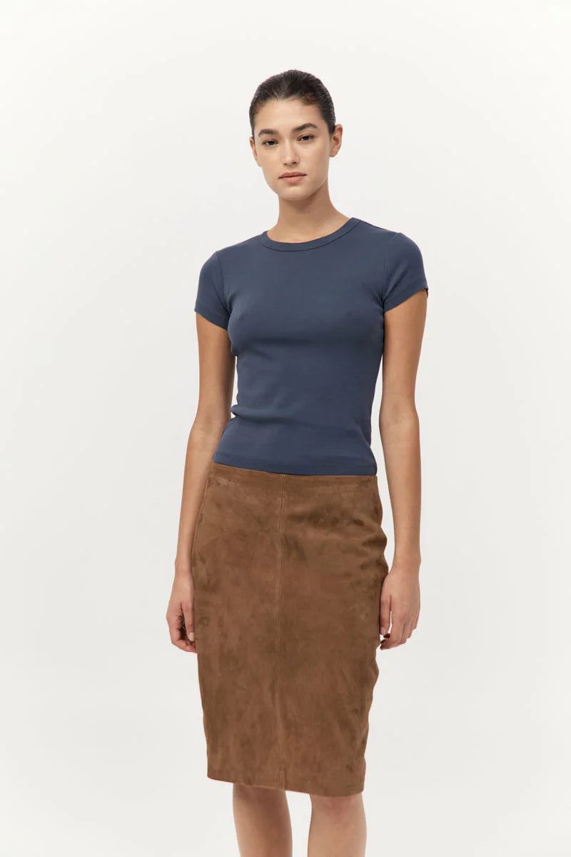 ORGANIC COTTON BABY TEE - STORM