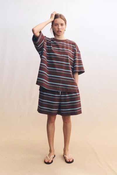 (PRE-ORDER) AERIN SHORTS - BROWN