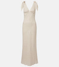 SOLANA MAXI DRESS - LOLA POLKA DOT - CREAM/BLACK