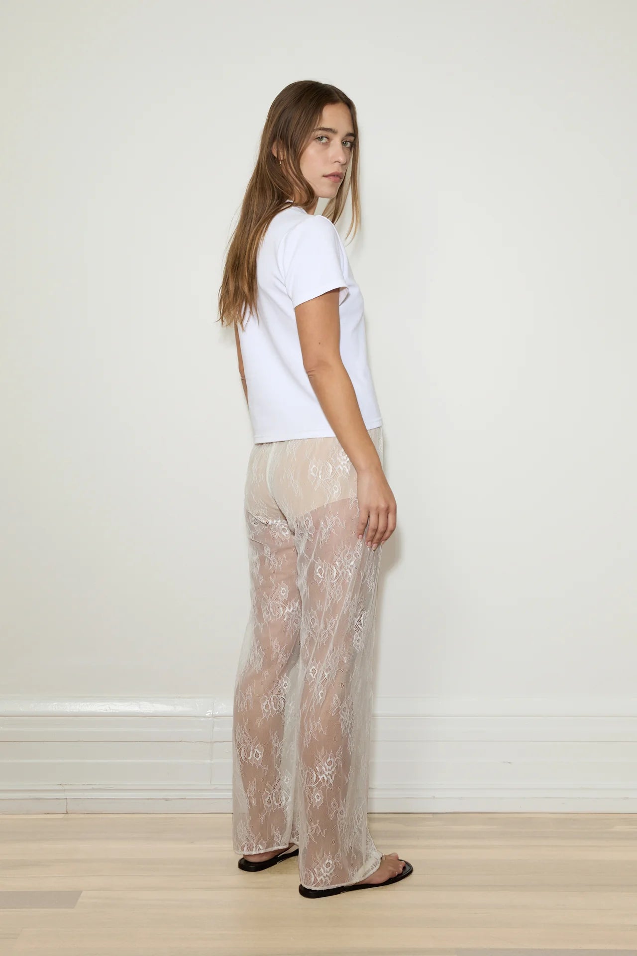 LACE PANT - OPTIC WHITE