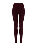 CLASSIC WOOL RIB LEGGING - MULBERRY