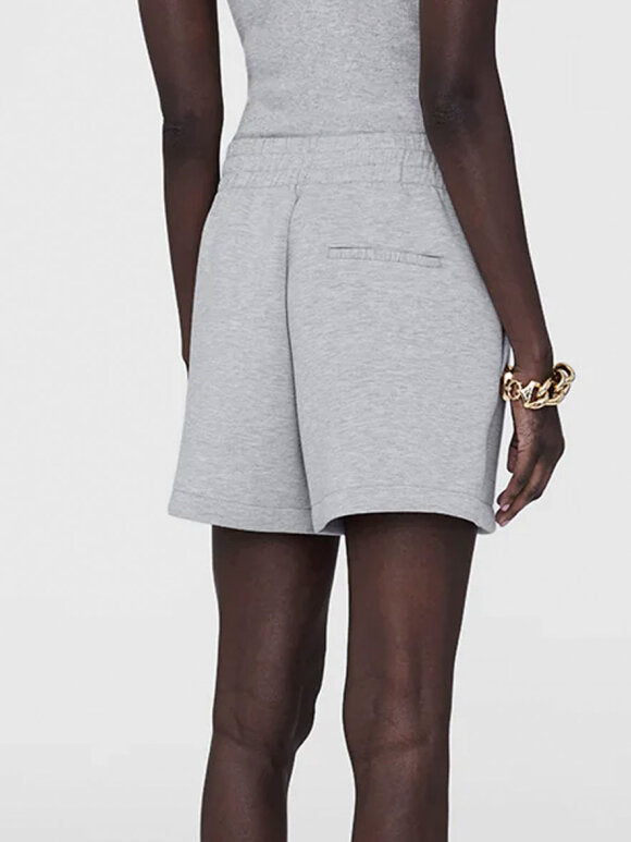 KAM SHORT FRAMED MONOGRAM - HEATHER GREY