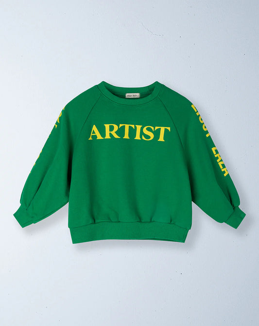 ARTIST PULLOVER - BRIGHT GREEN / YELLOW