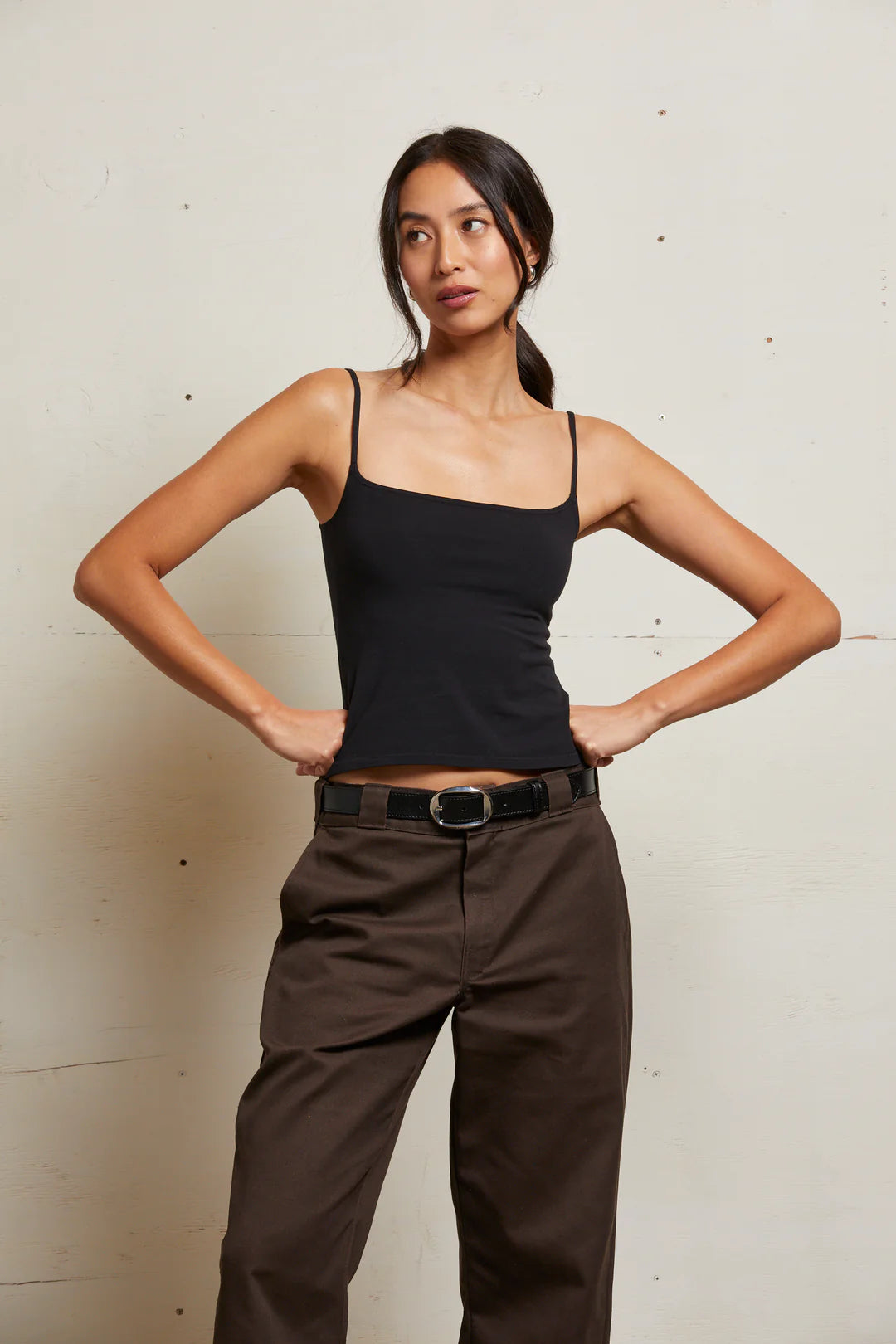 BEA 90'S JERSEY CAMI - BLACK