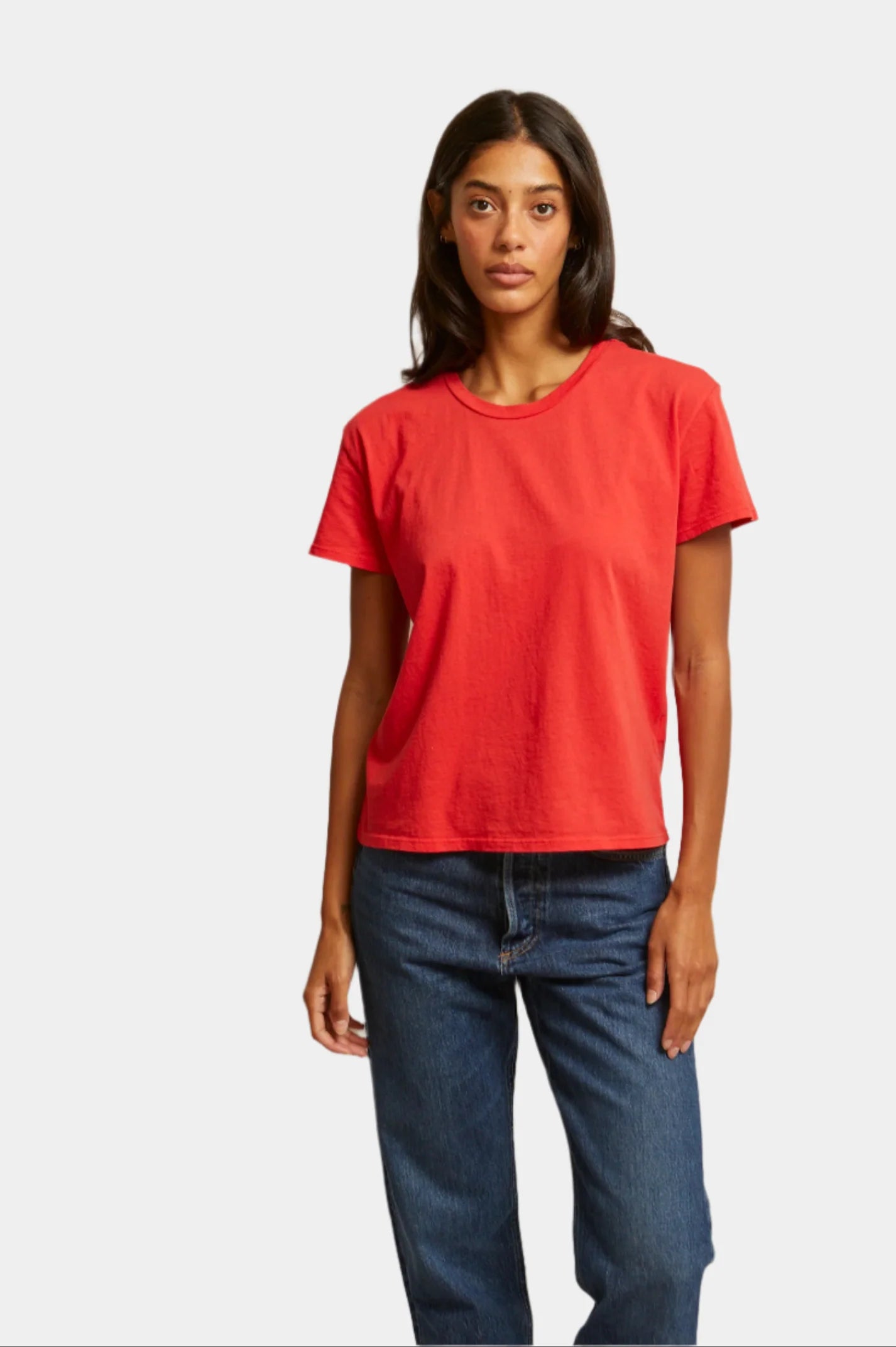HARLEY BOXY CREW - POPPY RED