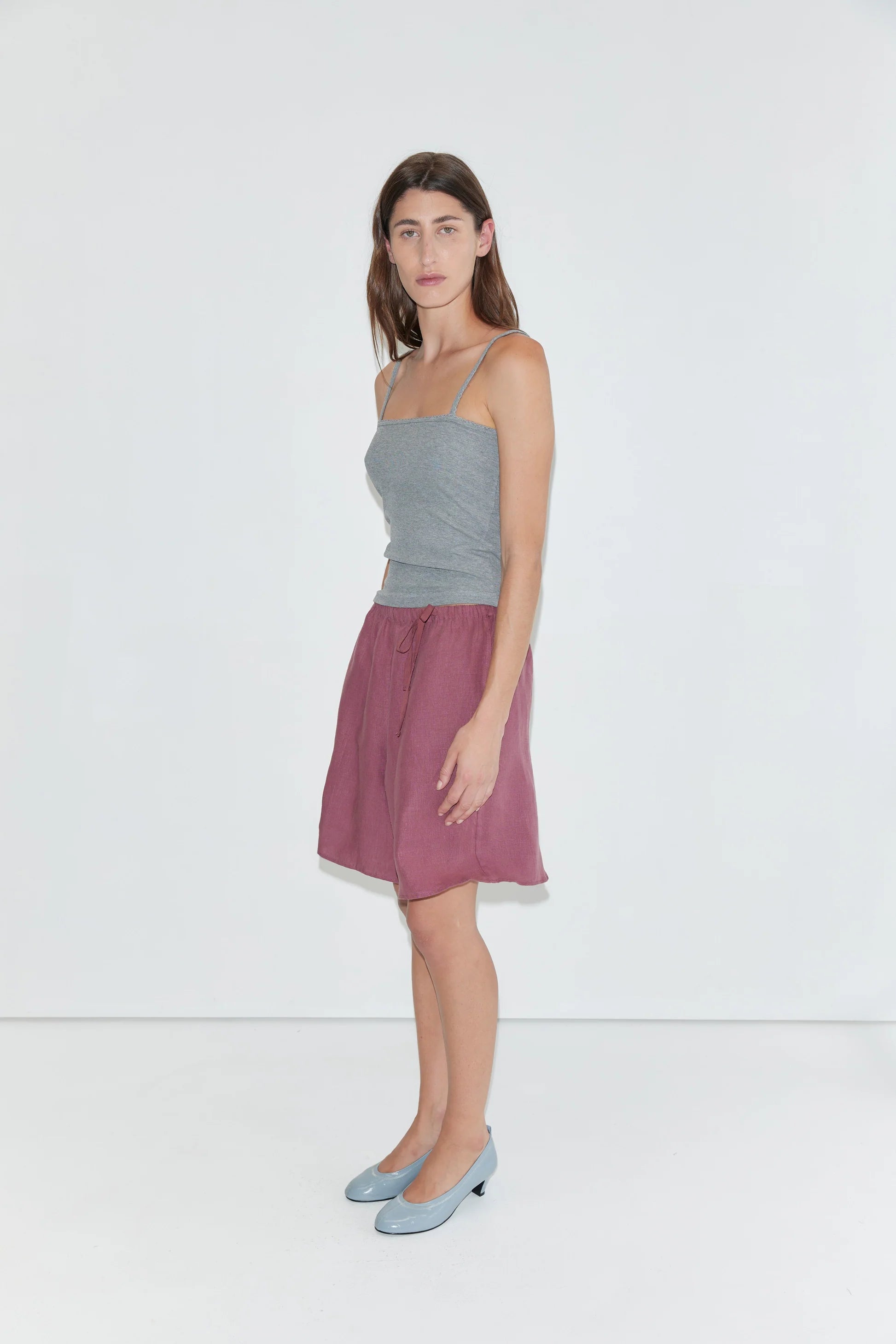 SCALLOP TANK - GREY