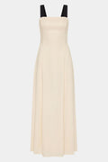 AYLA TIE BACK MAXI DRESS - BONE