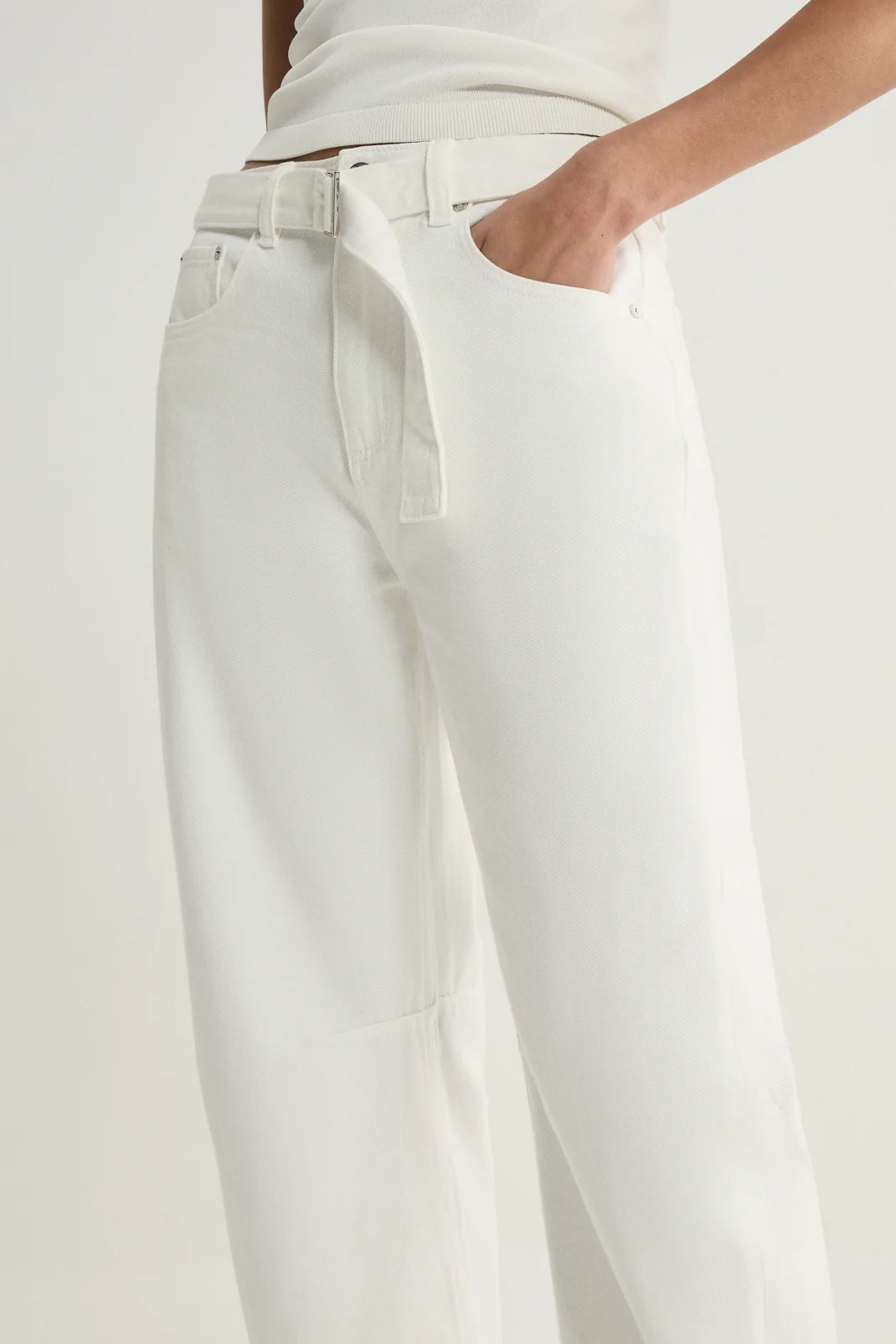 MAYFIELD DENIM PANT - WHITE