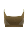 (PRE-ORDER) ORGANIC COLOUR BLOCK BRALET - HARVEST