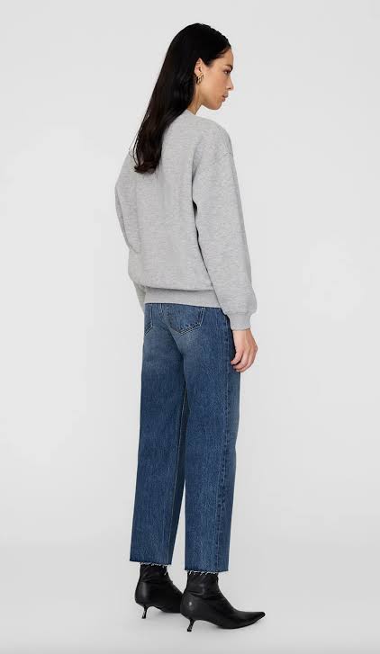 SPENCER SWEATSHIRT ANINE BING - HEATHER GREY WITH NAVY