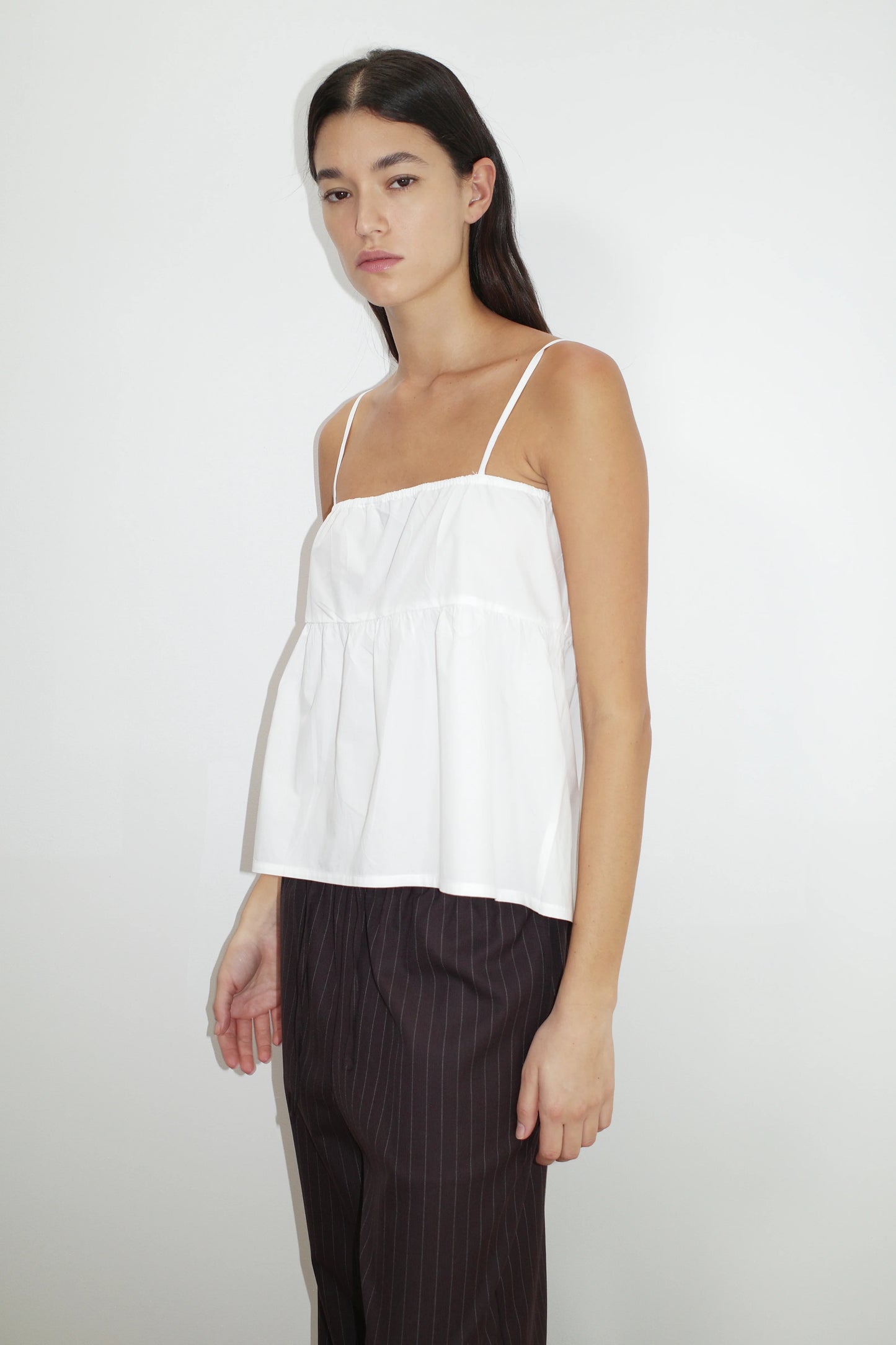 DOUBLE TIE TOP - WHITE