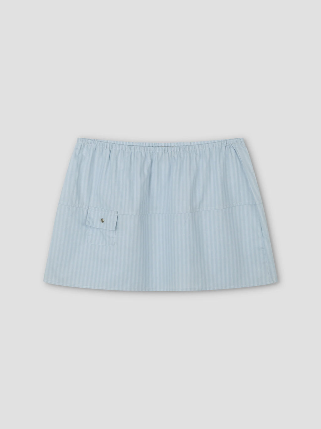 POCKET SKIRT - LAKE BLUE STRIPE