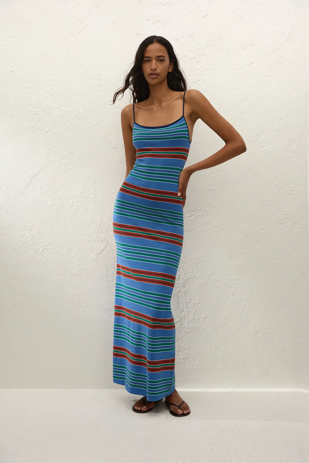LUCY MAXI DRESS - JUAN STRIPE