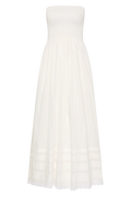 IBEN MIDI DRESS - WHITE