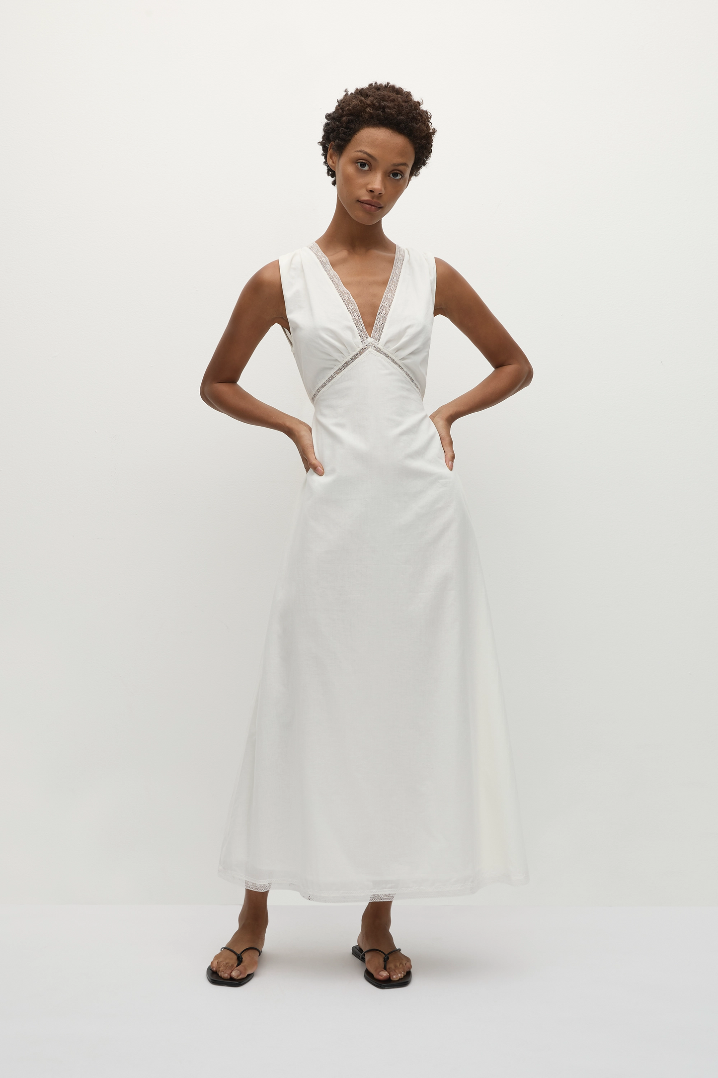 DENISE MAXI DRESS - WHITE