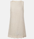 IRIA MINI DRESS - LOLA POLKA DOT CREAM / BLACK