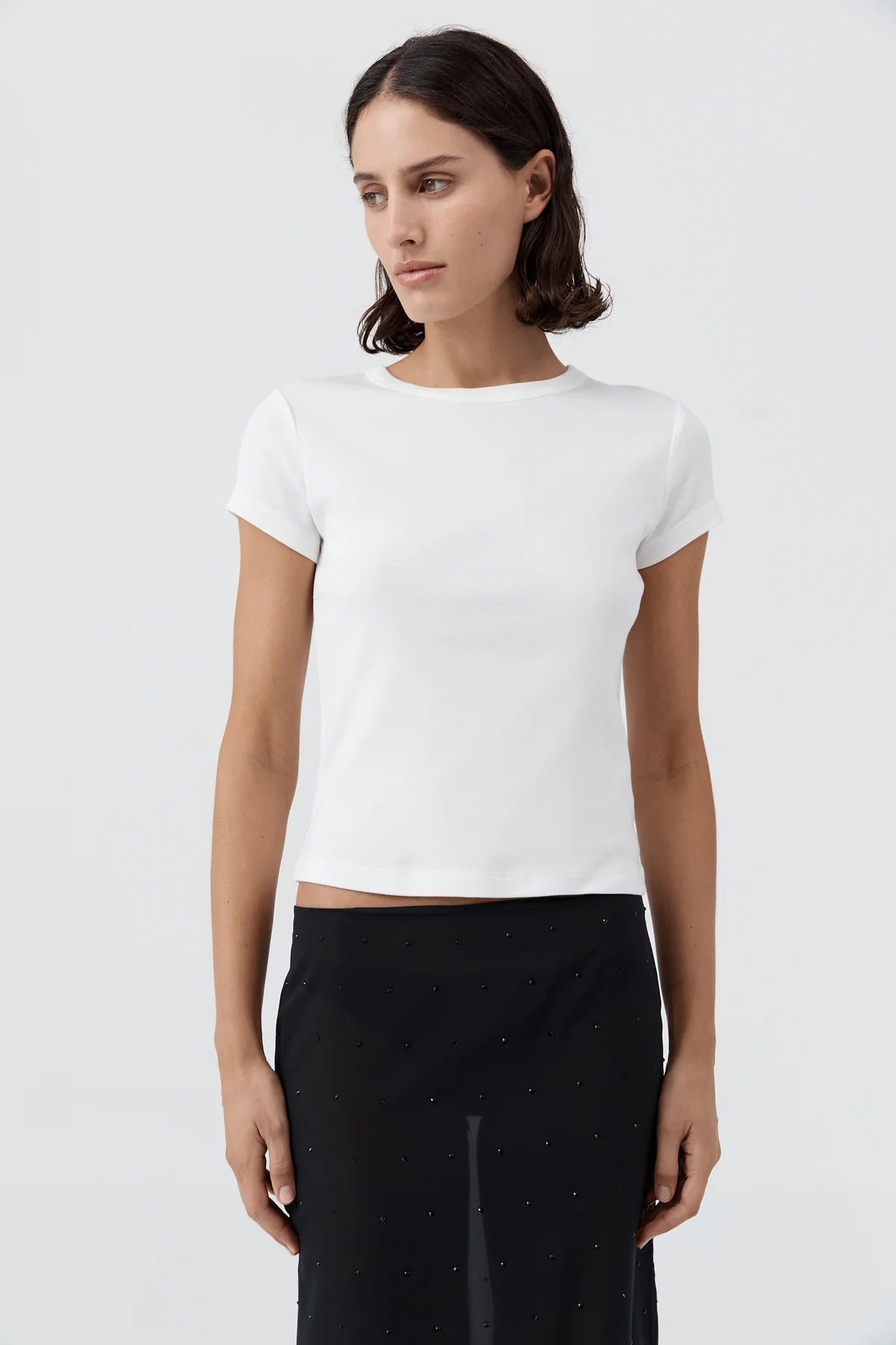 (PRE-ORDER) ORGANIC COTTON BABY TEE - WHITE