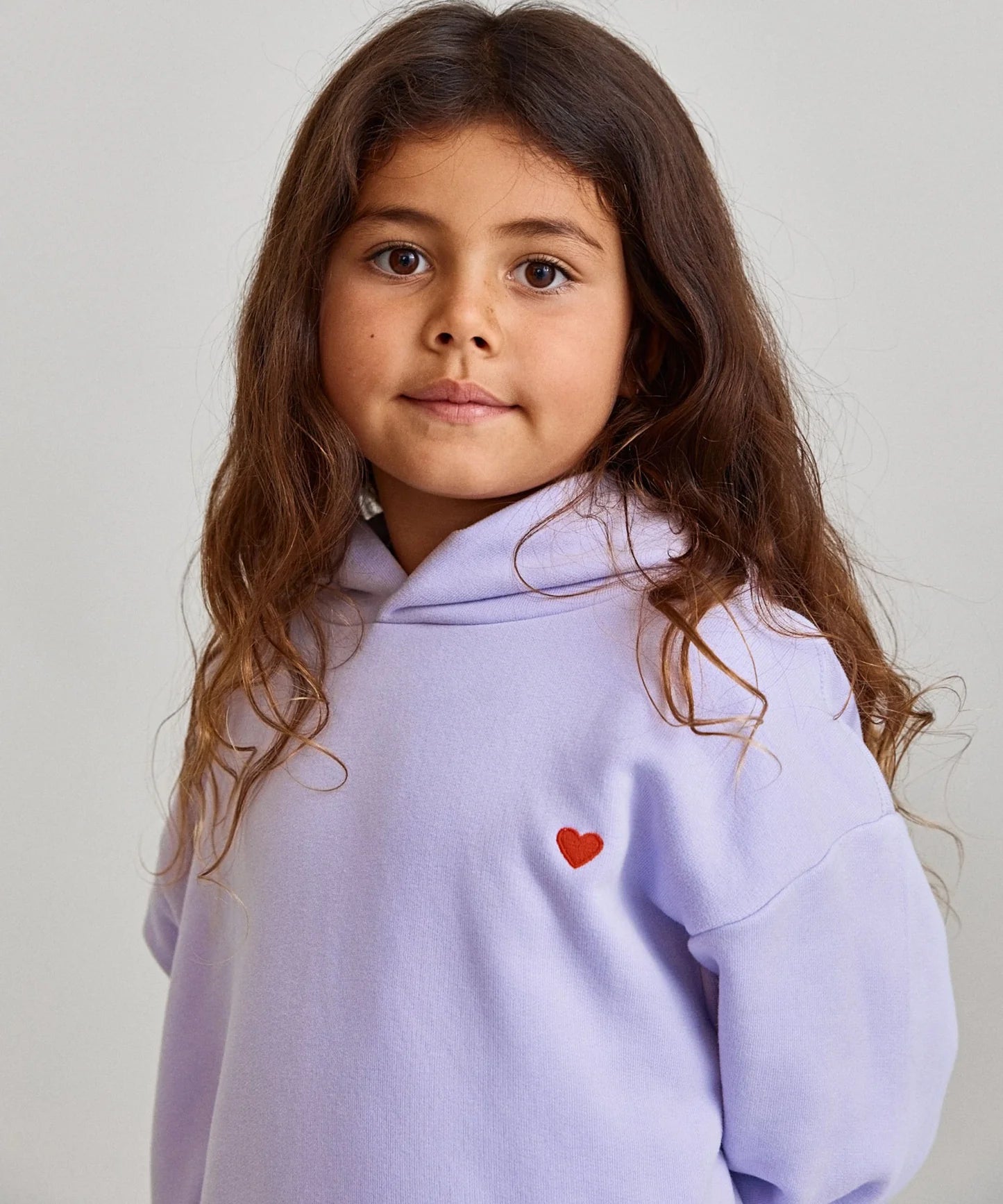 HEART HOODIE - VIOLET