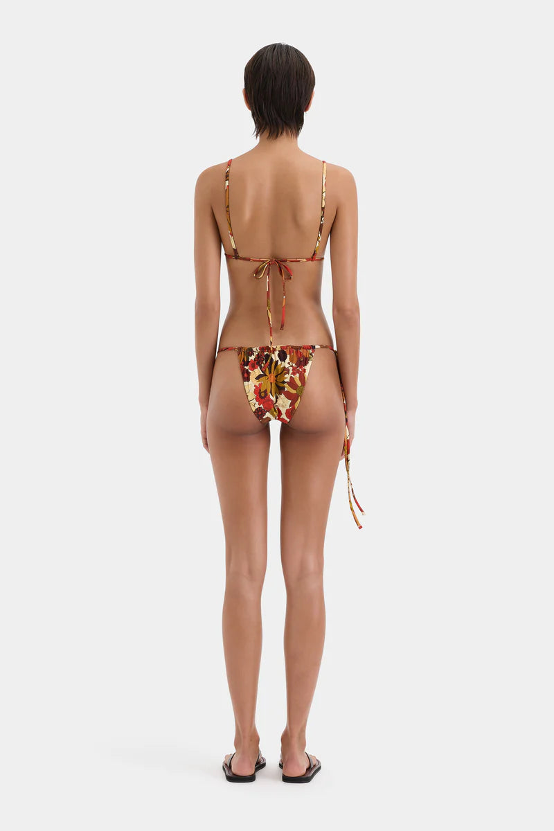 CASTELLA STRING TRIANGLE TOP - FLORA ROSSO