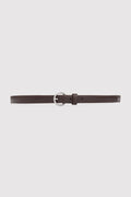 MINIMAL SLIM BELT - COFFEE