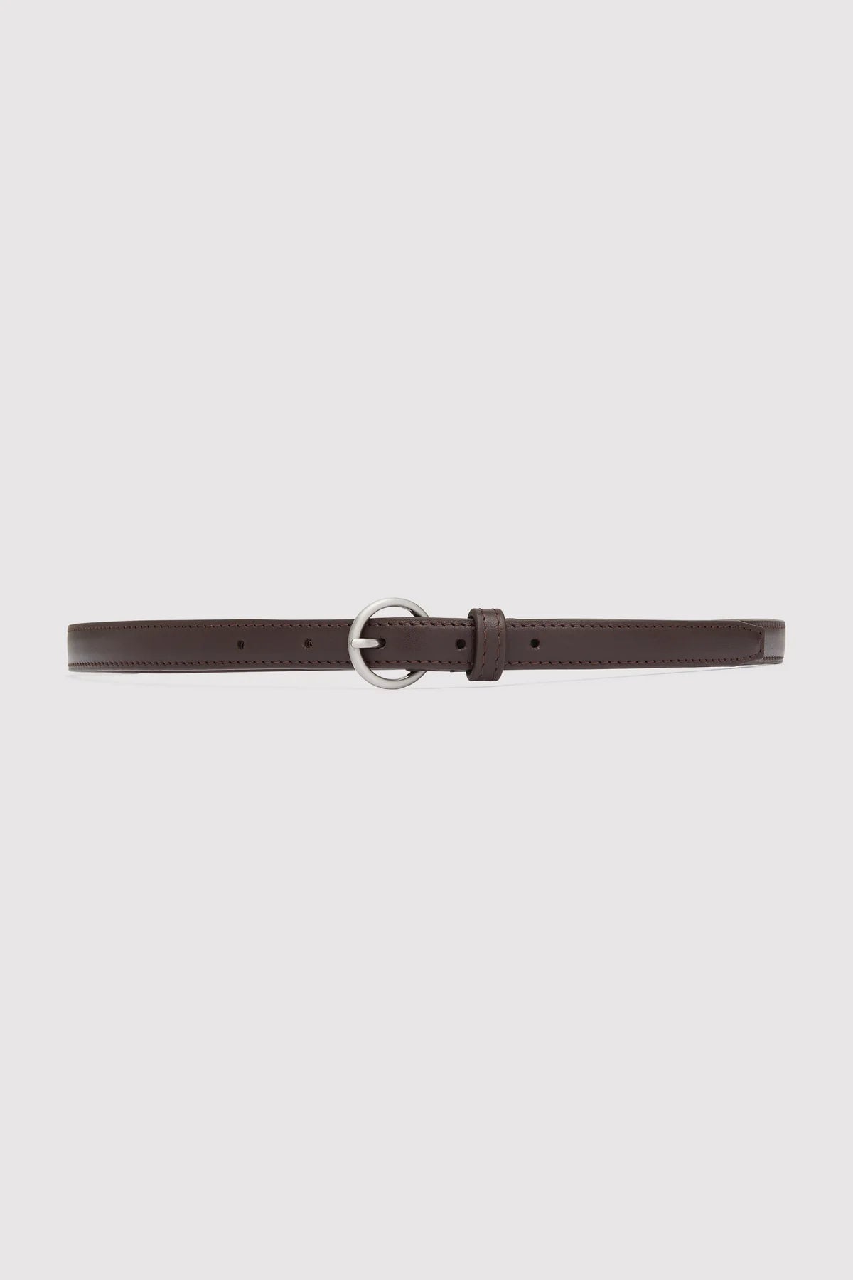 MINIMAL SLIM BELT - COFFEE