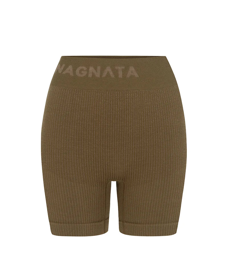 (PRE-ORDER) BALLET WOOL MINI SHORT - HARVEST