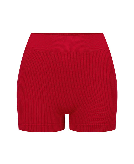 CLASSIC WOOL MICRO SHORT - CRIMSON