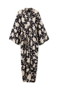 MARGOT KIMONO DRESS - BLACK & WHITE