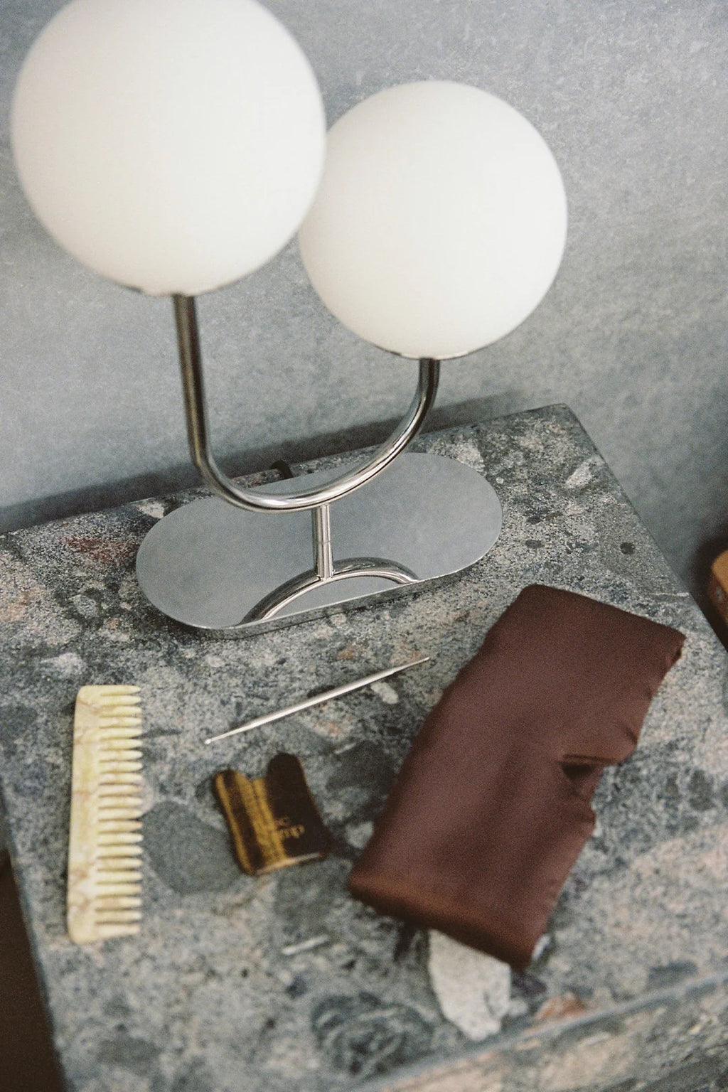 BCB X ROBEY MULBERRY SILK SLEEP EYE MASK - CHOCOLATE