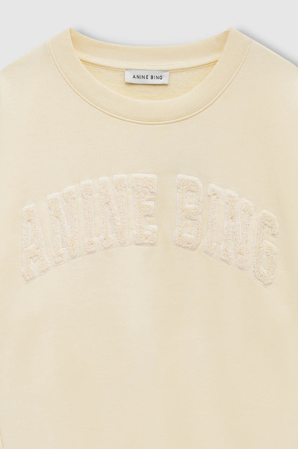 HARRY SHRUNKEN SWEATSHIRT - BUTTER YELLOW