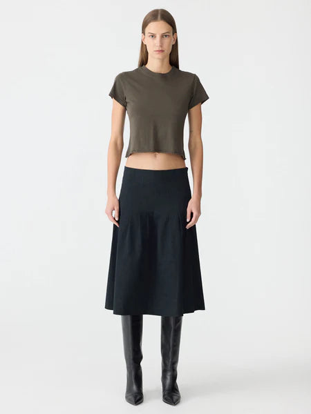 RAW EDGE BABY TEE - ASH
