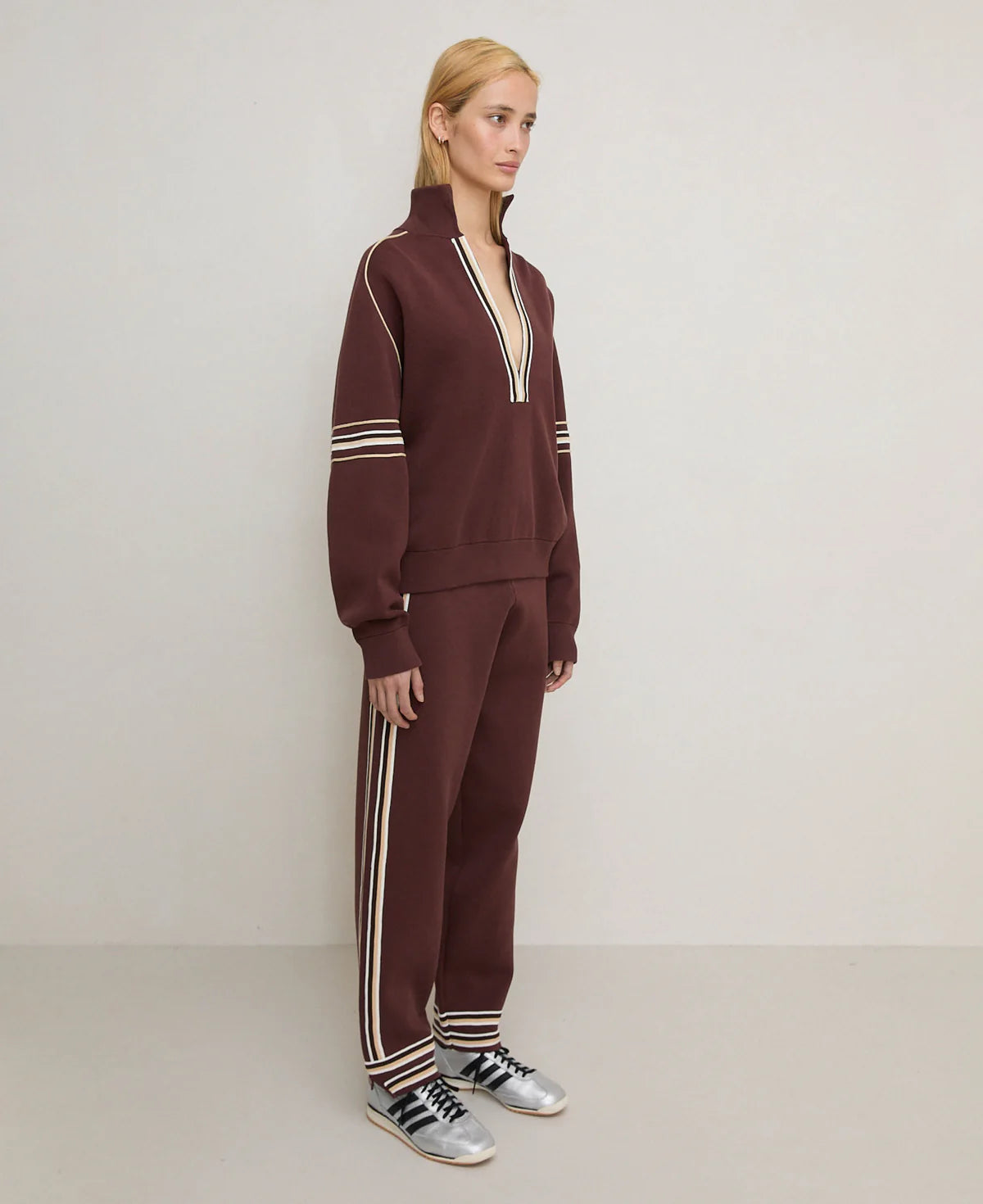 M19 ORGANIC MOTLEY TRACKPANT - ESPRESSO