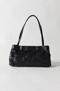 SLIM WOVEN TOTE - BLACK