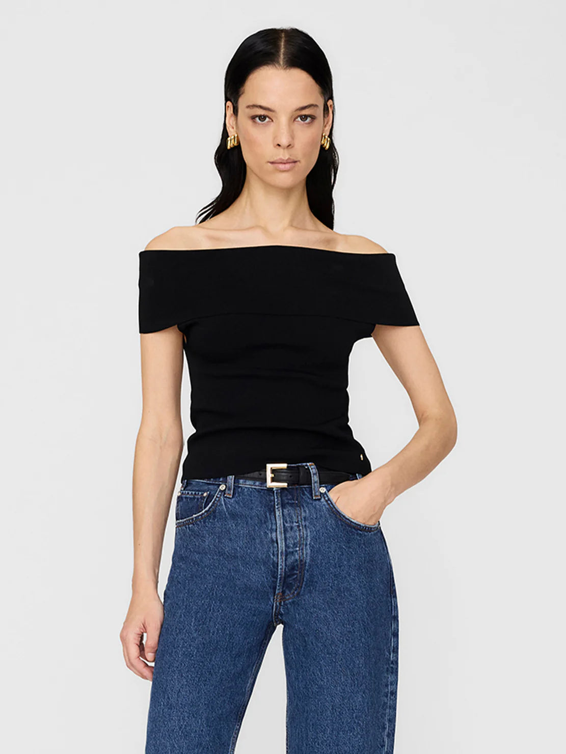 FANCIS TOP - BLACK