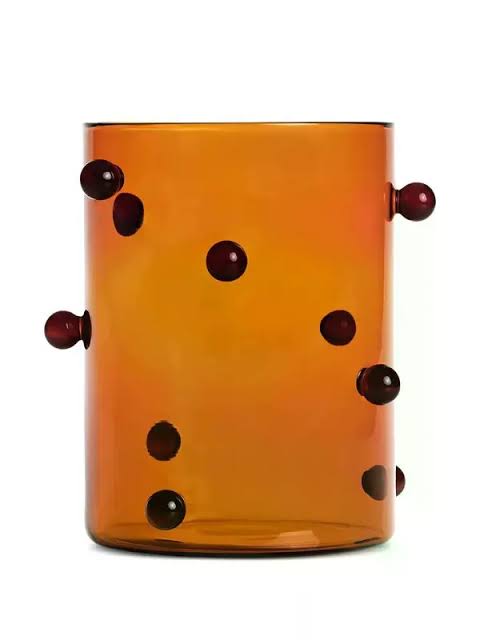 POMPONETTE VASE - AMBER