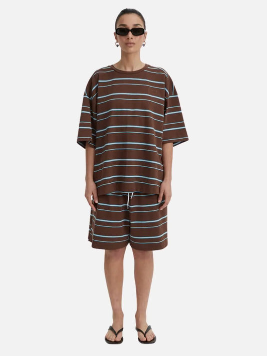 (PRE-ORDER) AERIN TEE - BROWN