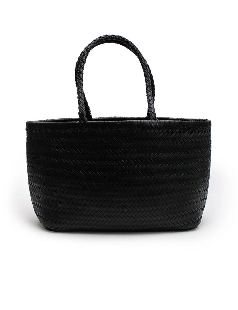 AMELIA WOVEN BAG - BLACK