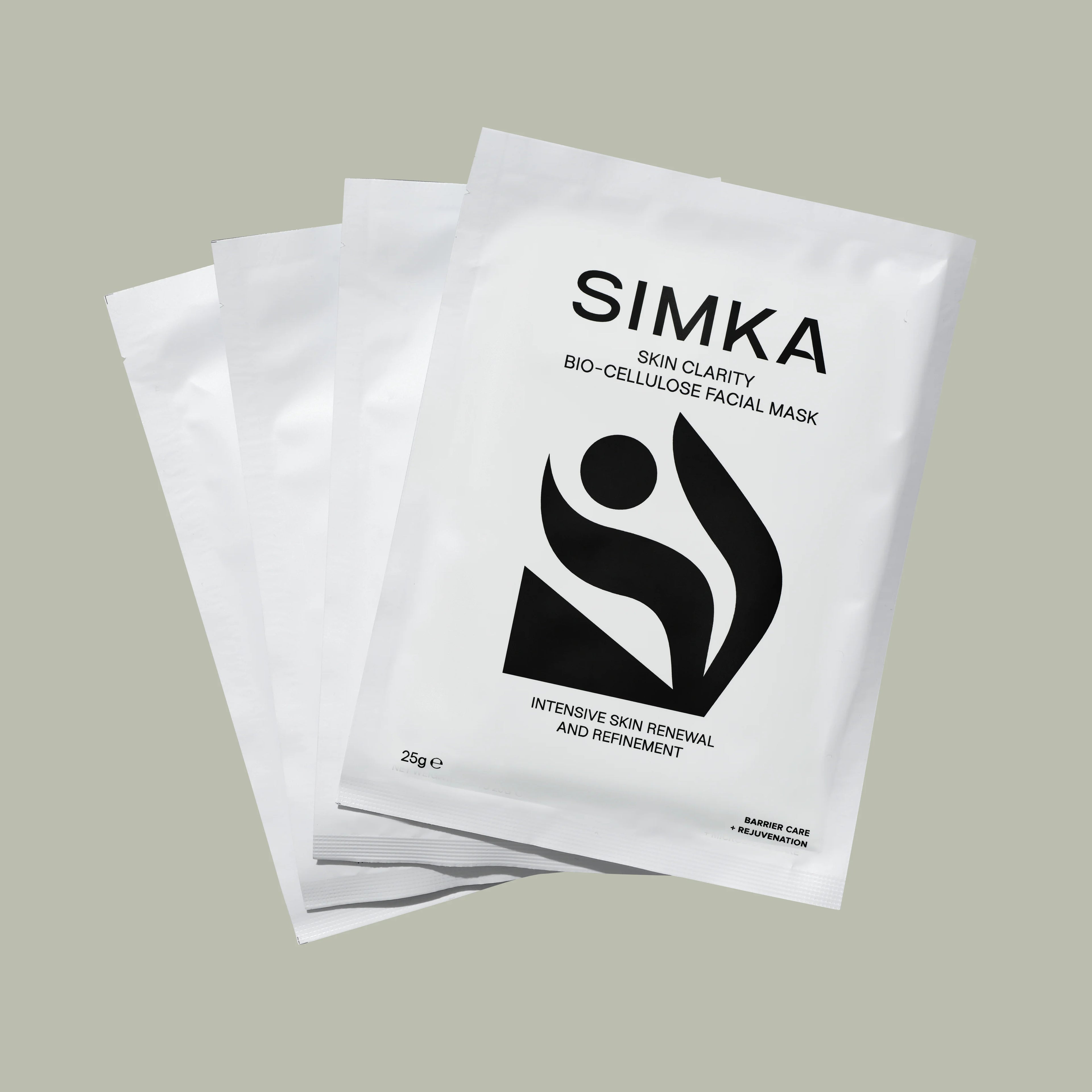 SIMKA SKIN CLARITY BIO-CELLULOSE FACIAL MASKS (4 PACK)