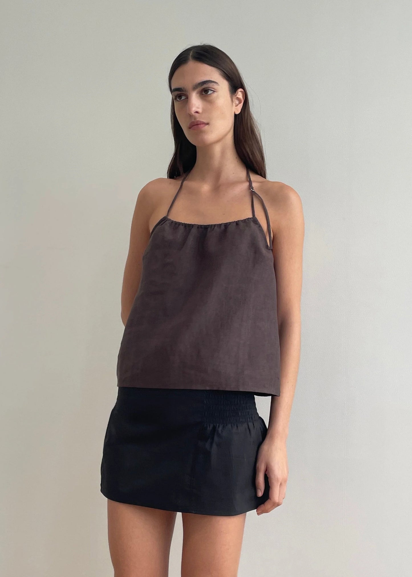 O RING HALTER - BARK