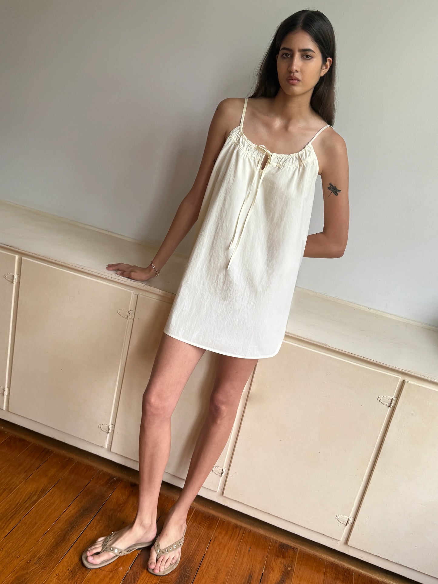 LIGHT DRESS - BUTTER WHITE