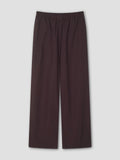 DOUBLE BUTTON PANT - BROWN STRIPE