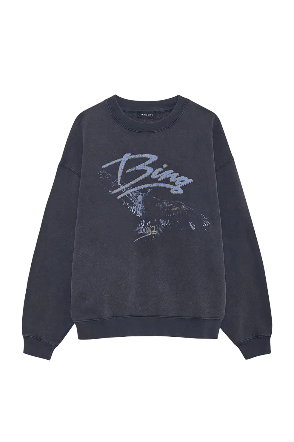 SPENCER SWEATSHIIRT EAGLE - WASHED BLACK
