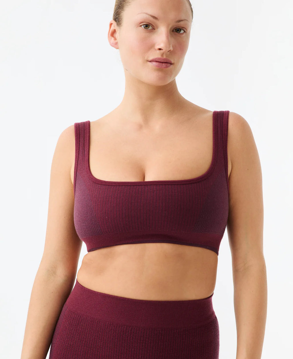 (PRE-ORDER) CLASSIC WOOL BRALET - MULBERRY