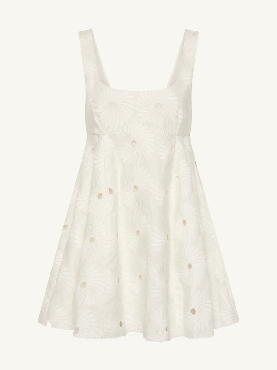 DRESS THAT ALL THE BAD BOYS LIKE 2.0 - EMBROIDERED WHITE