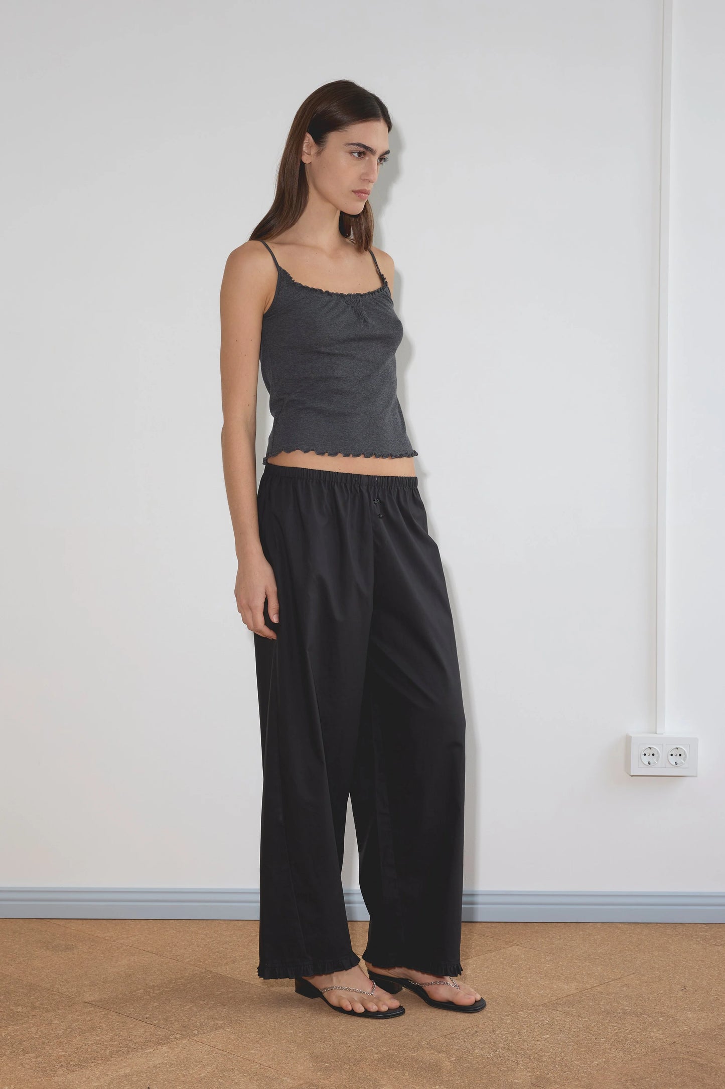 THE FLOUNCE PANT - BLACK