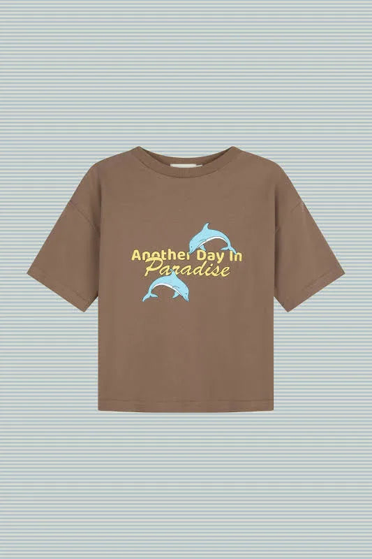 (PRE-ORDER) PARADISE TEE - CHOC CHIP