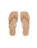 SQUARE TOE LILY SLIDE - COCOBUTTER