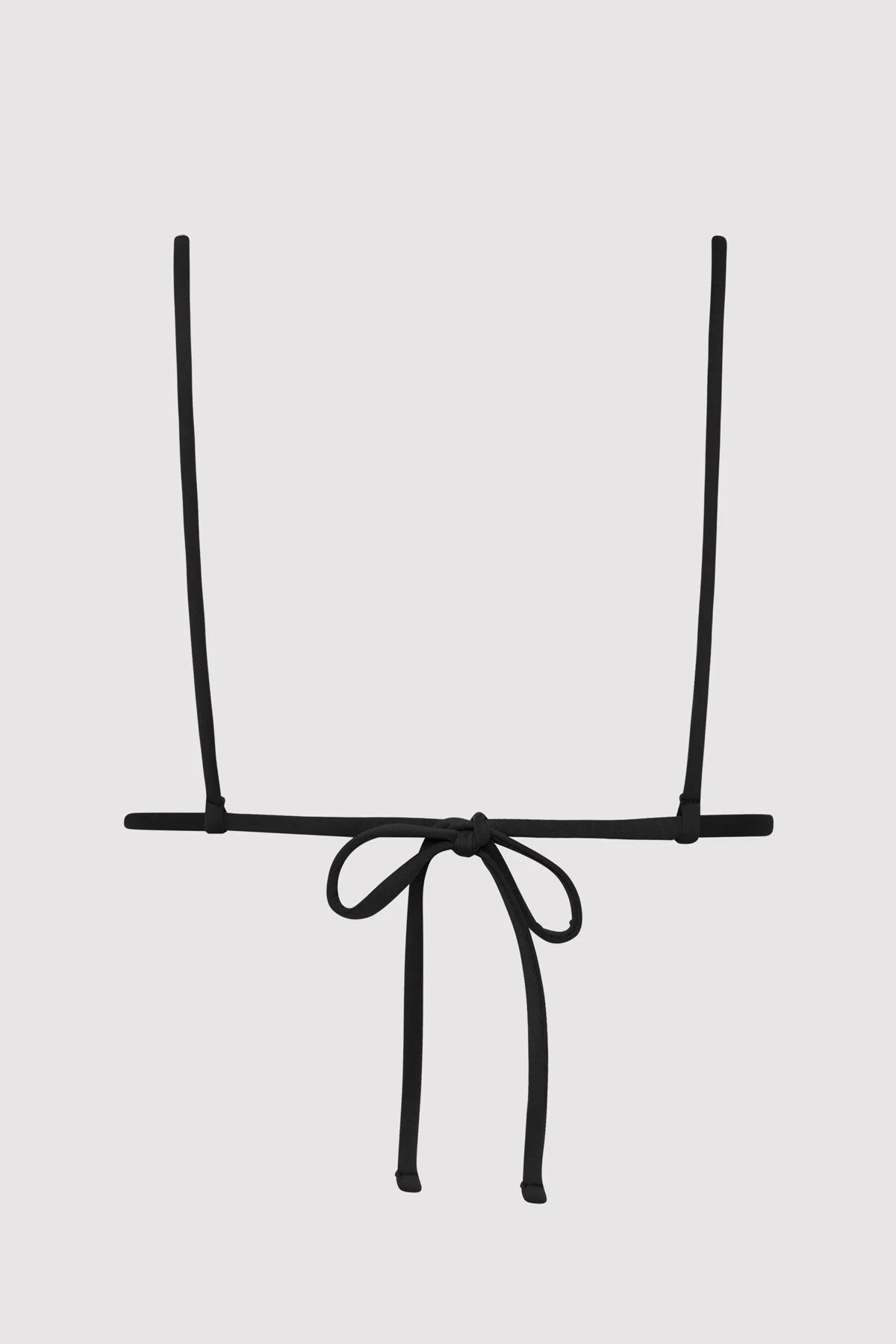 TRIANGLE BIKINI TOP - BLACK